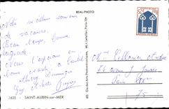 CPSM Souvenir of St Aubin