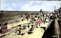 CPA St Aubin on sea the beach dimensions northern