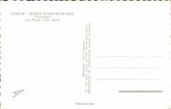 CPA St Aubin on sea the beach dimensions northern