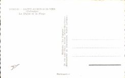 CPA St Aubin on sea the dam and the beach