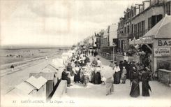 CPA St Aubin on sea the dam