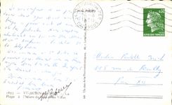 CPA St Aubin on sea the beach per hour of the bath and villas