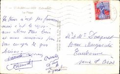 CPA St Aubin on sea the beach