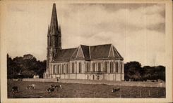 CPA St Aubin on sea the church