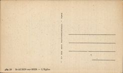 CPA St Aubin on sea the church