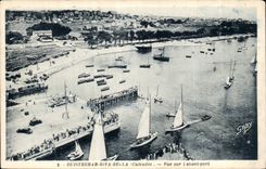 CPA Ouistreham Riva Bleated Seen on before port