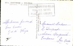 CPA Ouistreham Riva Bleated the beach