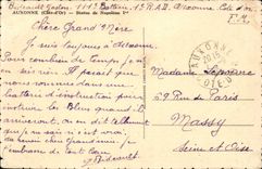 CPA Auxonne Statue Napoleon 1st