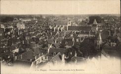 CPA Troyes southern Panorama seen from of the madeleine
