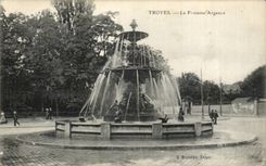 Troyes CPA the Argence fountain