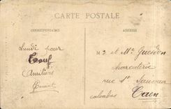 CPA Troyes Monument with the Benefactors