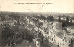 CPA Troyes western Panorama Seen from of the Madeleine
