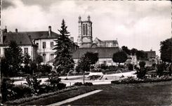 CPSM Troyes Garden of the prefecture