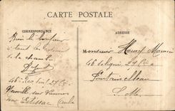 CPA Troyes Monument of the Benefactors