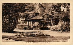 CPA Troyes Garden of the rock