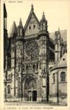 CPA blazing Senlis Cathedral the Gothic southern gate