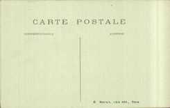 CPA Paris Eiffel Tower Elephant