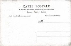 CPA Paris Raw Floods January 1910 of the Seine Streets of Burgundy and Saint Dominique