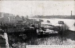 CPA Paris Raw Floods January 1910 of the Seine View taken of the point of the day