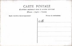 CPA Paris Floods January 1910 Street of Burgundy and Saint Dominique