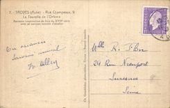 Troyes CPA Street Champeaux the turret of the goldsmith