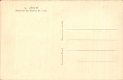 Troyes CPA Monument of the children of the paddle