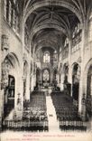 Interior Troyes CPA of the church St Nicolas
