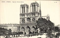 Paris CPA Eglise Notre DAme