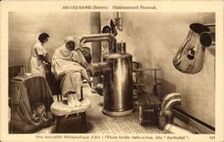 CPA Aix les Bains Hydropathic establishment a therapeutic speciality of Aix the active drying oven radio known as Berthollet
