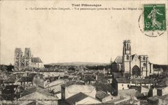 CPA Toul die cathedrae und Sint Gengoult panoramische die Ansicht