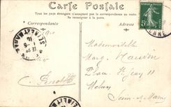 CPA Arcy on Cure caves the room Sainte daisy