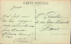 CPA Balloon of Alsace the top