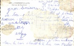 CPSM Chamigny Dam Courtaron