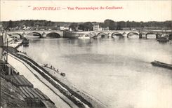 CPA Montereau Panoramic View of the confluence
