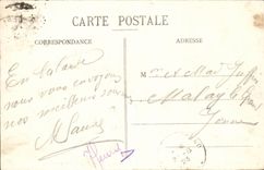 CPA Bohrgerat der Fontainebleau-Herde der Hirsche zum langen Felsen durch Virion