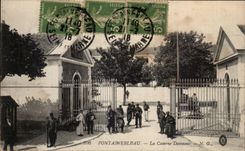 CPA Fontainebleau Barracks Damesne Militaria