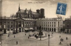 CPA Reims the royal place