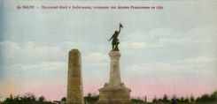 CPA Valmy Monument high has victorious Kellermann of the Prussian armies in 1792