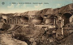 Reims CPA Fort of Pompelle Bridge levis destroyed Galleries