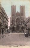 Reims CPA View of the cathedral of Reims before the bombardment