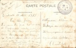 Reims CPA View of the cathedral of Reims before the bombardment