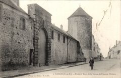 Nangis CPA Gate and tower of the farm of the old castle