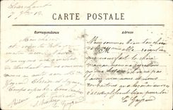 CPA Larchant Church St mathurin the apse