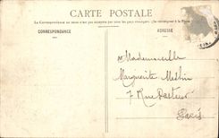 CPA Melun gesehen auf den Seine