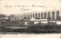 CPA Fontainebleau the drill the viaduct