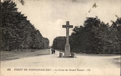 CPA Drill of Fontainebleau the Cross of the large Huntsman