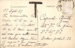 CPA Drill of Fontainebleau the Cross of the large Huntsman