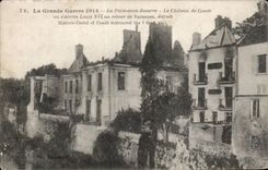 CPA Ferte under Jouarre the castle of Cop or stopped louis XVI with the return of Varennes destroyed