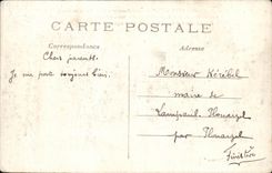 CPA Ferte under Jouarre the castle of Cop or stopped louis XVI with the return of Varennes destroyed