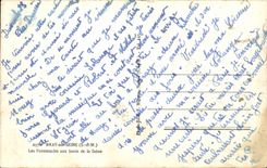 CPA Bray on the Seine walks at the edges of the Seine